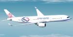 P3D/FS2004 TDS A350-900 China Airlines '60th Anniversary' (B-18917) Texture